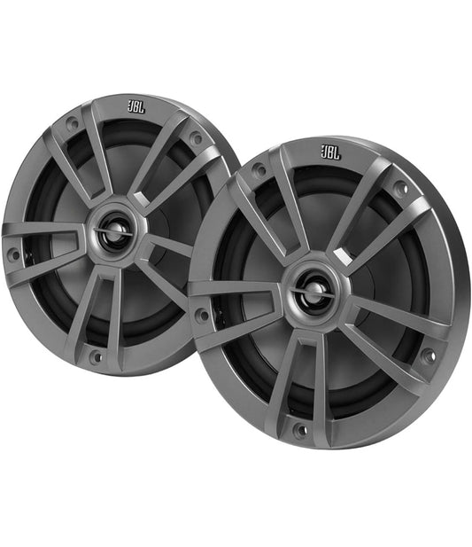 JBL 6-1/2" (160mm) Two-Way Marine Audio Multi-Element Speaker 60W – (Gray)