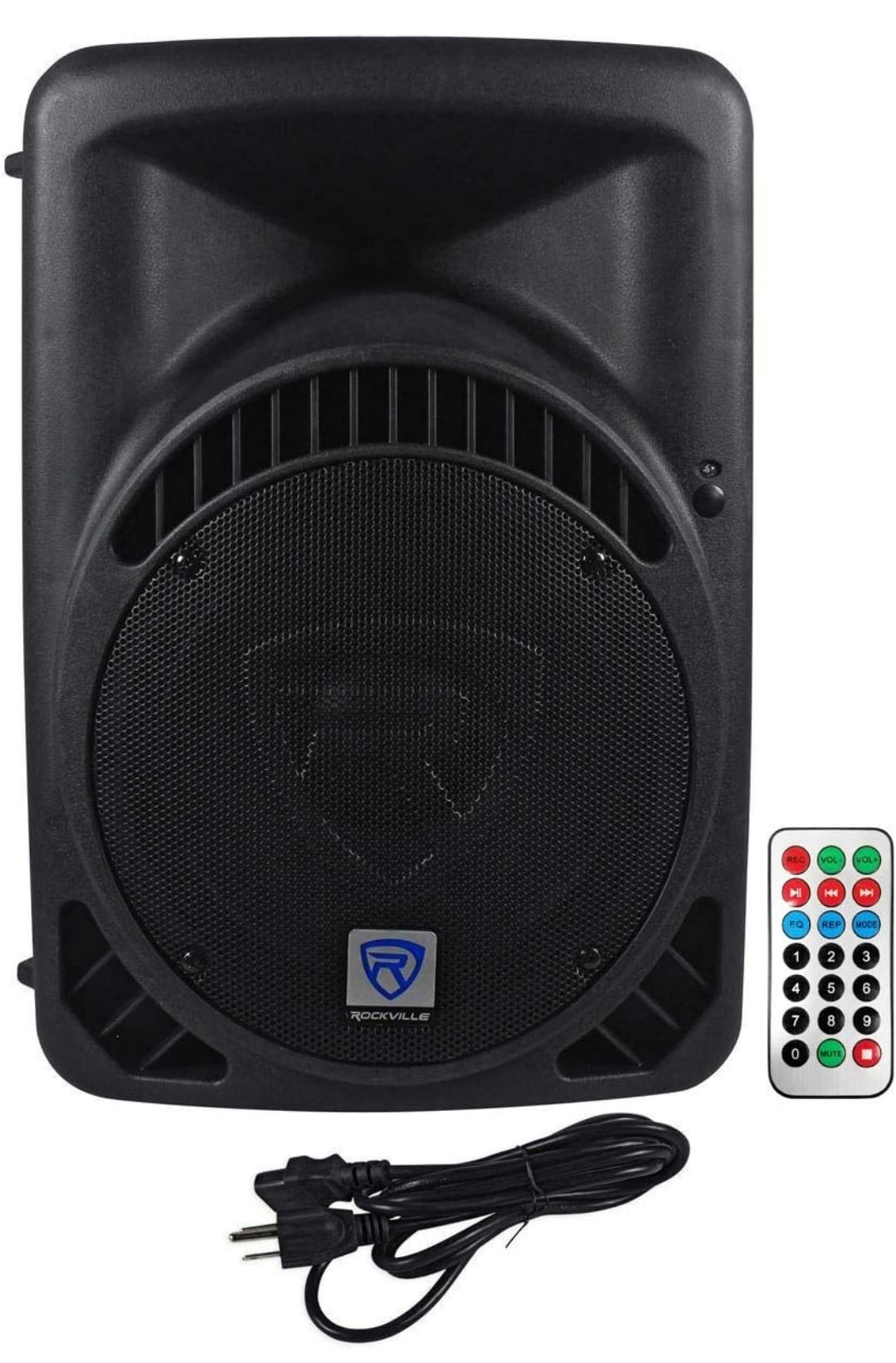 Rockville RPG12BT 12" Powered 800W DJ PA Speaker BlueTooth, USB, SD, EQ, Remote