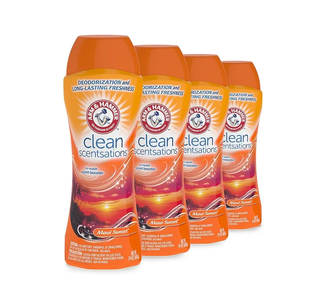 Arm & Hammer Clean Scentsations in-wash Scent Booster - Maui Sunset (24 Oz / 4 Count)