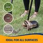 Arm & Hammer Dog Pooper Scooper Swivel Bin & Rake - Black (2 Heavy Duty Scented Waste Bags Included)