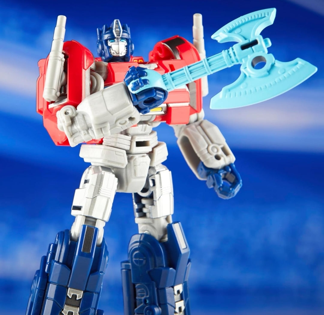 Transformers One Prime Changer Optimus Prime (Orion Pax) 5-Inch Robot Action Figure, Interactive Toys for Boys and Girls Ages 6 and Up