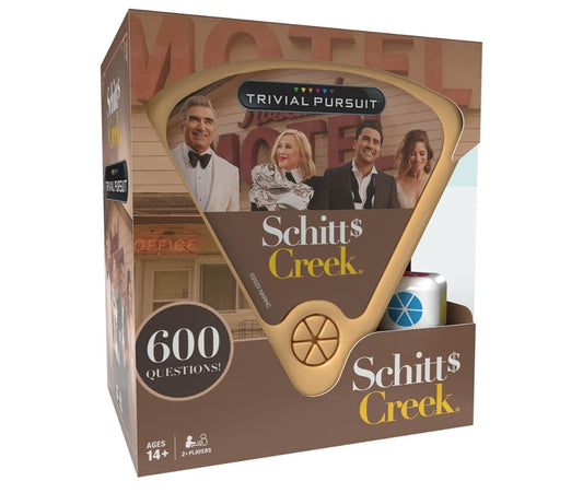Trivial Pursuit Schitt's Creek Edition | Trivia Game Questions from Schitt's Creek | 600 Questions & Die in Travel Container | Officially Licensed Schitt's Creek Game