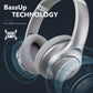 Soundcore Anker Life Q20 Hybrid Active Noise Cancelling Headphones, Wireless Over Ear Bluetooth Headphones, 70H Playtime, Hi-Res Audio, Deep Bass, Memory Foam Ear Cups, Travel, Office, USB-C Charging