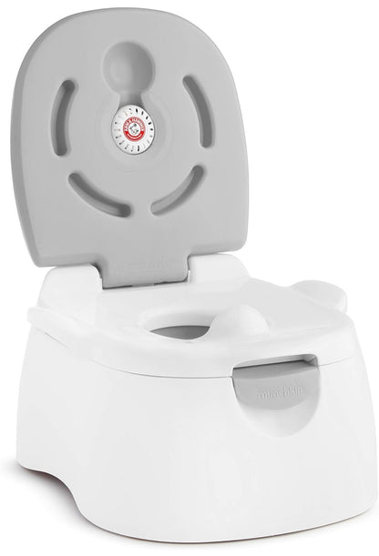 Munchkin Arm & Hammer Multi-Stage 3-in-1 Potty Seat, (Potty Chair, Trainer Ring and Step Stool) - Grey