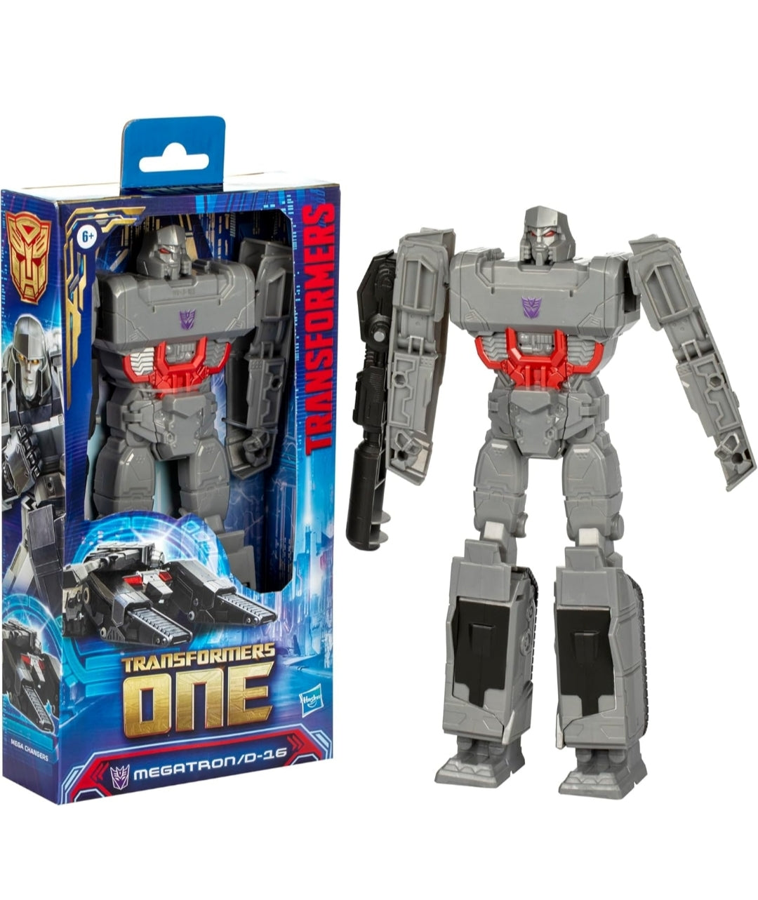 Transformers One Mega Changer Megatron (D-16) 11-Inches Robot Action Figure, Interactive Toys Ages 6 +