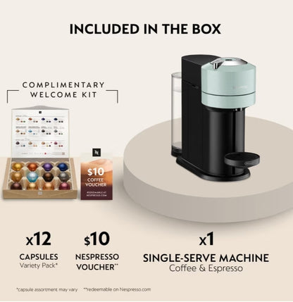 Nespresso Vertuo Next Koffie- en Espressomasjien deur De'Longhi - JADE