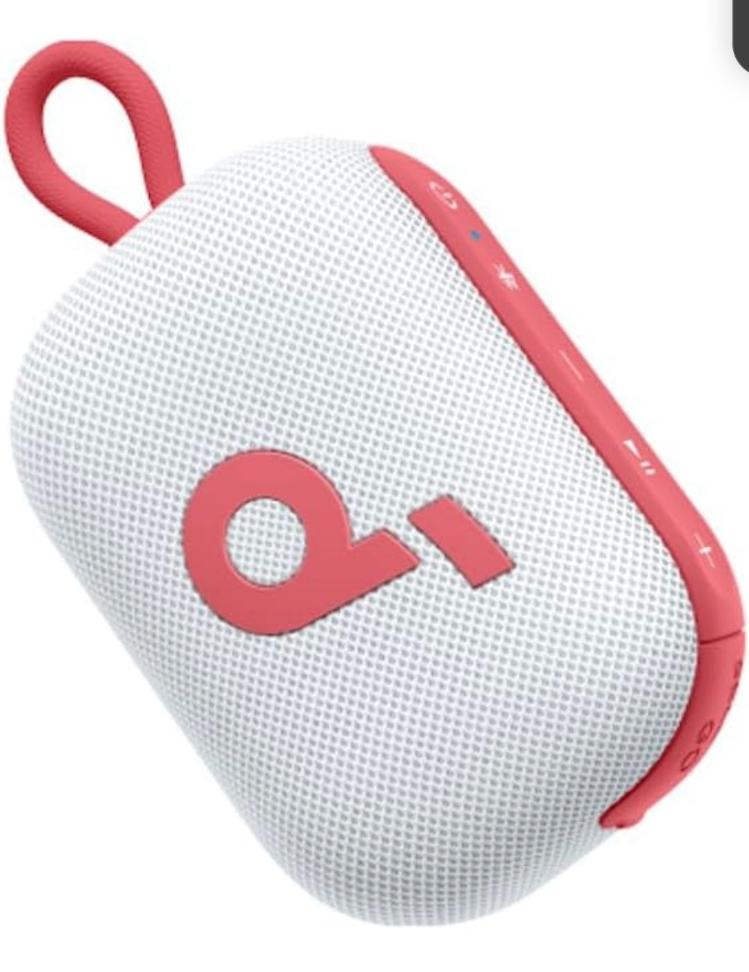 Soundcore Select 4 Go Bluetooth Shower Speaker by Anker, IP67 Waterproof/Dustproof, Portable, Wireless, 20H Playtime, Floatable, Powerful Sound, Electronics for Outdoors/Home/Office/Travel/Party-Red