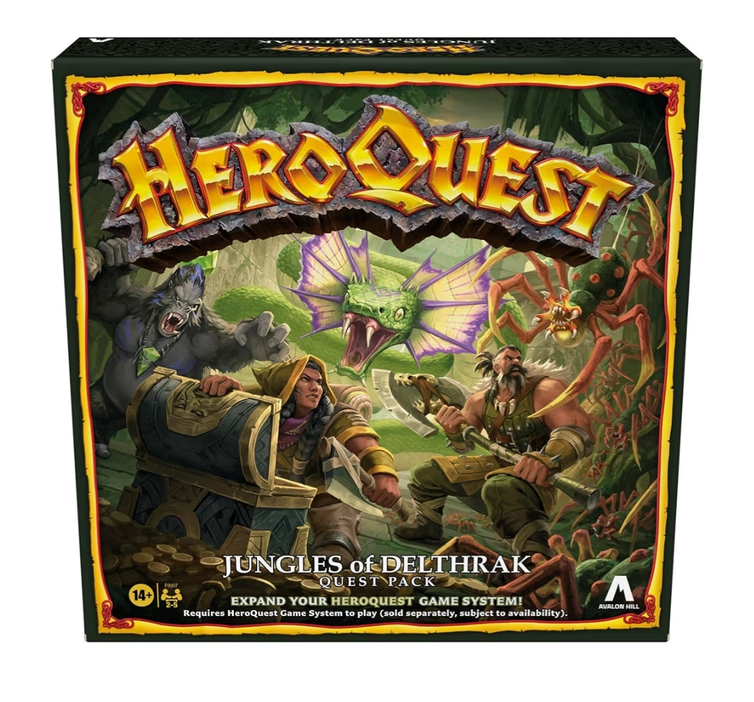 Avalon Hill HeroQuest Jungles of Delthrak Quest Pack - Roleplaying Games - Requires HeroQuest Game System to Play