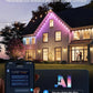 Permanent Outdoor Lights 2, 100ft RGBIC Outdoor Lights with 72 LED Lights, IP67 Waterproof, 100 Scene Modes with 40lm White for Outdoor Decorations, Works with Alexa, Google Assistant, Black