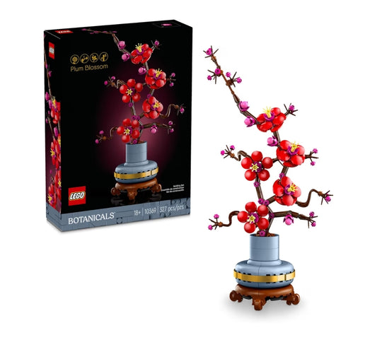 LEGO Botanicals Plum Blossom Building Sets Artificial Flower for Dinner Table Centerpiece Decor
