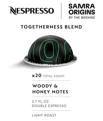 Nespresso Vertuo Pop+ Koffie- en Espressomasjien deur De'Longhi, Dubbel Espresso, Liggeroosterde - 20 Kapsules