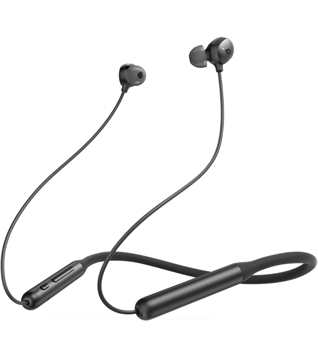 Soundcore by Anker Life U2i Wireless Neckband Headphones, 10mm Drivers with BassUp Technology, 24H Playtime, AI-Enhanced Calls, Foldable and Lightweight, IPX5 Water-Resistant, Secure Fit, Bluetooth 5