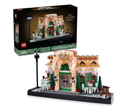 LEGO Icons Franse Kafee Parys Boustel - Selfdoenstel vir Volwassenes - Versamelbare Slaapkamer- en Huisdekoruitstalling