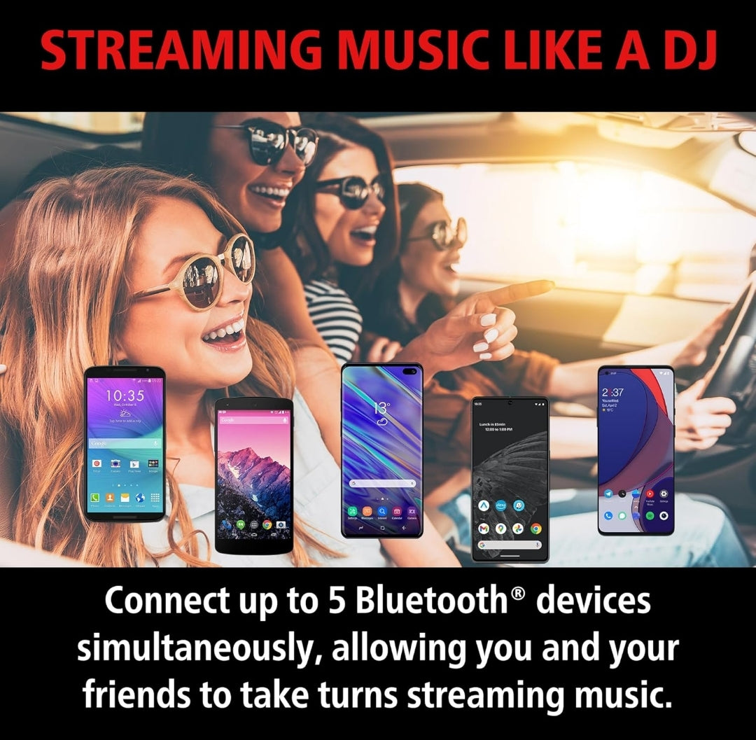 JVC KD-X38MBS Car & Marine Digital Media Receiver with Bluetooth, USB, SiriusXM Ready, Compatible with Amazon Alexa, Conformal Coated PCB