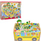 Just Play CoComelon Wheels on The Bus Wooden Activity Table, Recycled Wood, Kids Toys for Ages 18 Month