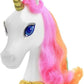 Barbie Dreamtopia 12-inch Unicorn Styling Head with Accessories, 10-pieces, Rainbow Hair, Kids Toys for Ages 3 Up by Just Play