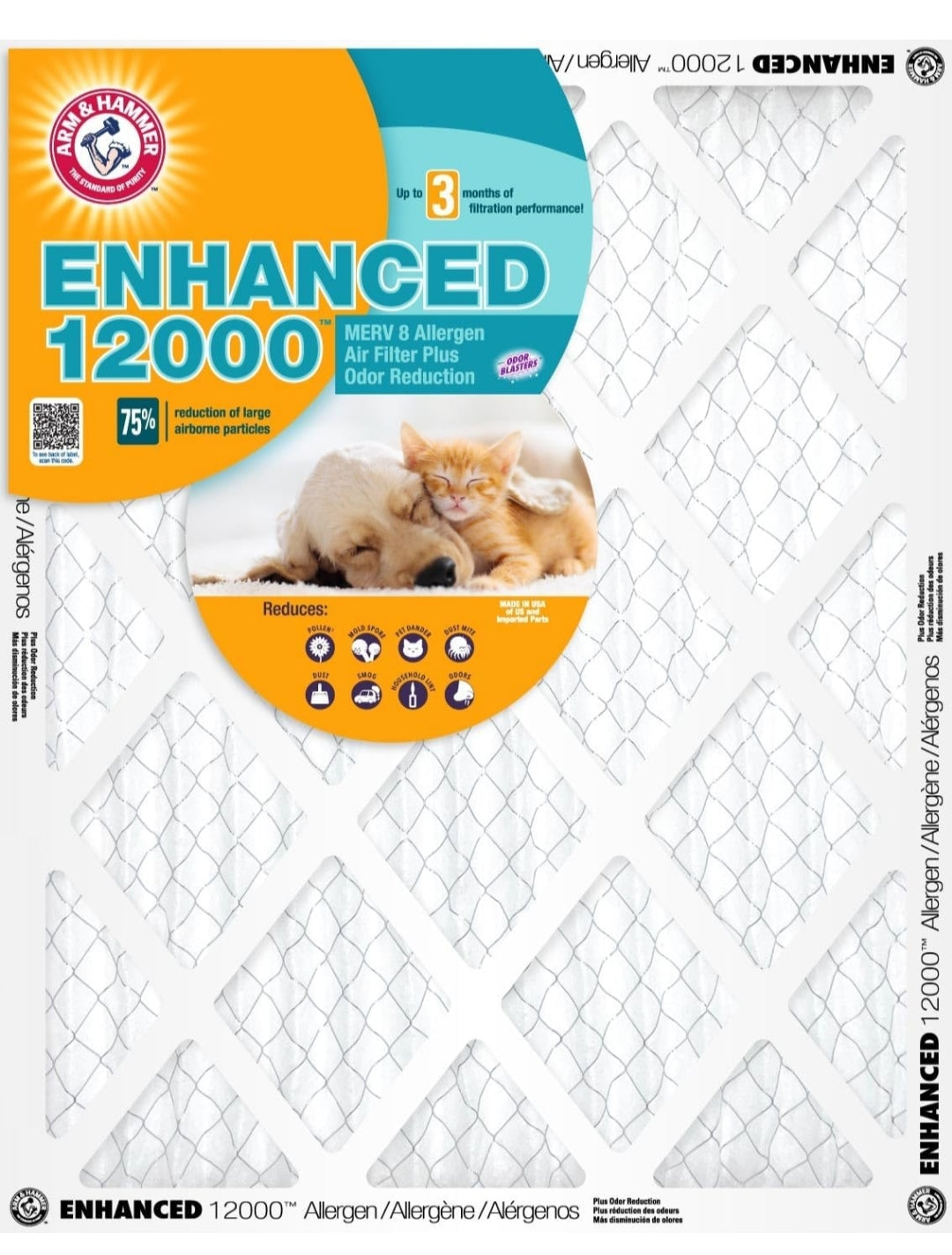 Arm & Hammer Enhanced Air Filter - (4-Pack)