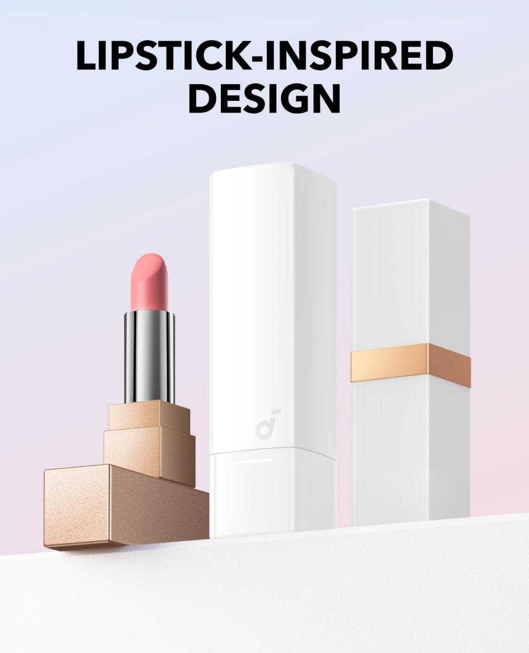 Soundcore A30i by Anker, Smart Noise Cancelling Earbuds, Lipstick-Shaped Stylish Design, Tiny, Lightweight Comfort, Clear Sound, IP54, 15H Playtime in ANC Mode, Wireless Earbuds, Bluetooth 5.4