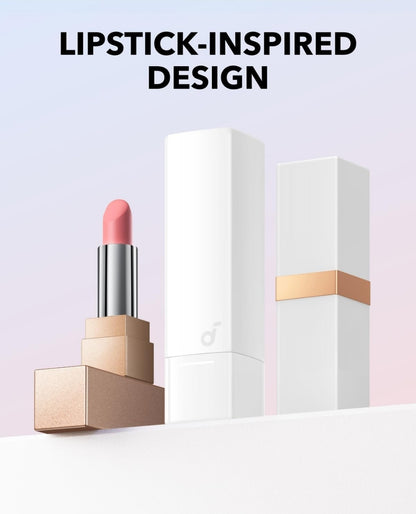 Soundcore A30i by Anker, Smart Noise Cancelling Earbuds, Lipstick-Shaped Stylish Design, Tiny, Lightweight Comfort, Clear Sound, IP54, 15H Playtime in ANC Mode, Wireless Earbuds, Bluetooth 5.4