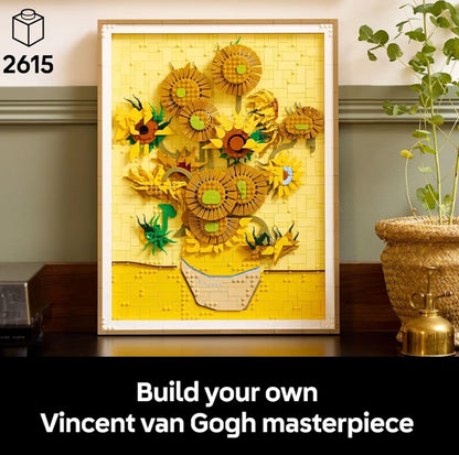 LEGO Art Vincent Van Gogh – Sonskildery Boustel vir Volwassenes – Huisversieringsidee
