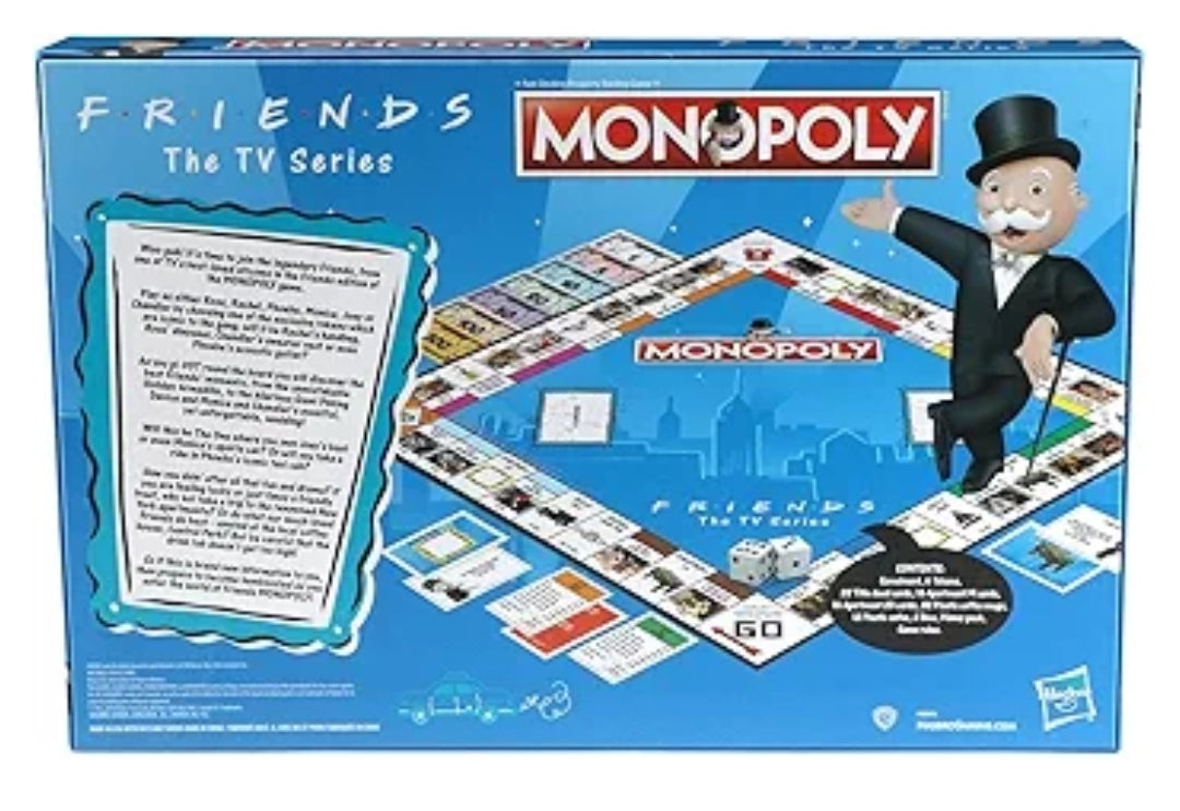 Monopoly Hasbro Gaming Friends The TV Series Edition Board Game for Ages 8 and Up