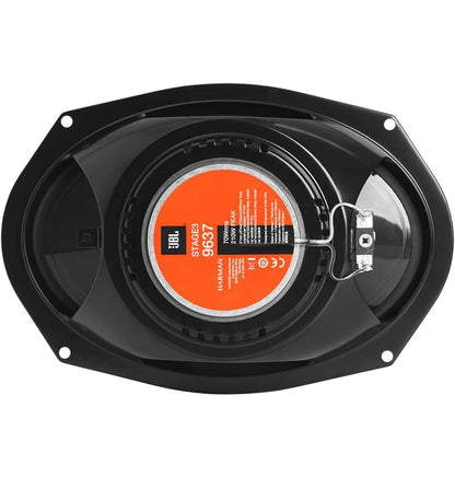 JBL Stage 39637F - 6” x 9” Drieweg-motorluidspreker, geen sierrooster, swart