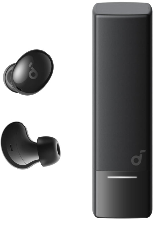 Soundcore A30i deur Anker, Slim Geraasdempende Oordopjes, Lipstick-vormige Stylvolle Ontwerp, Klein, Liggewig Gemak, Helder Klank, IP54, 15H Speeltyd in ANC Modus, Draadlose Oordopjes, Bluetooth 5.4