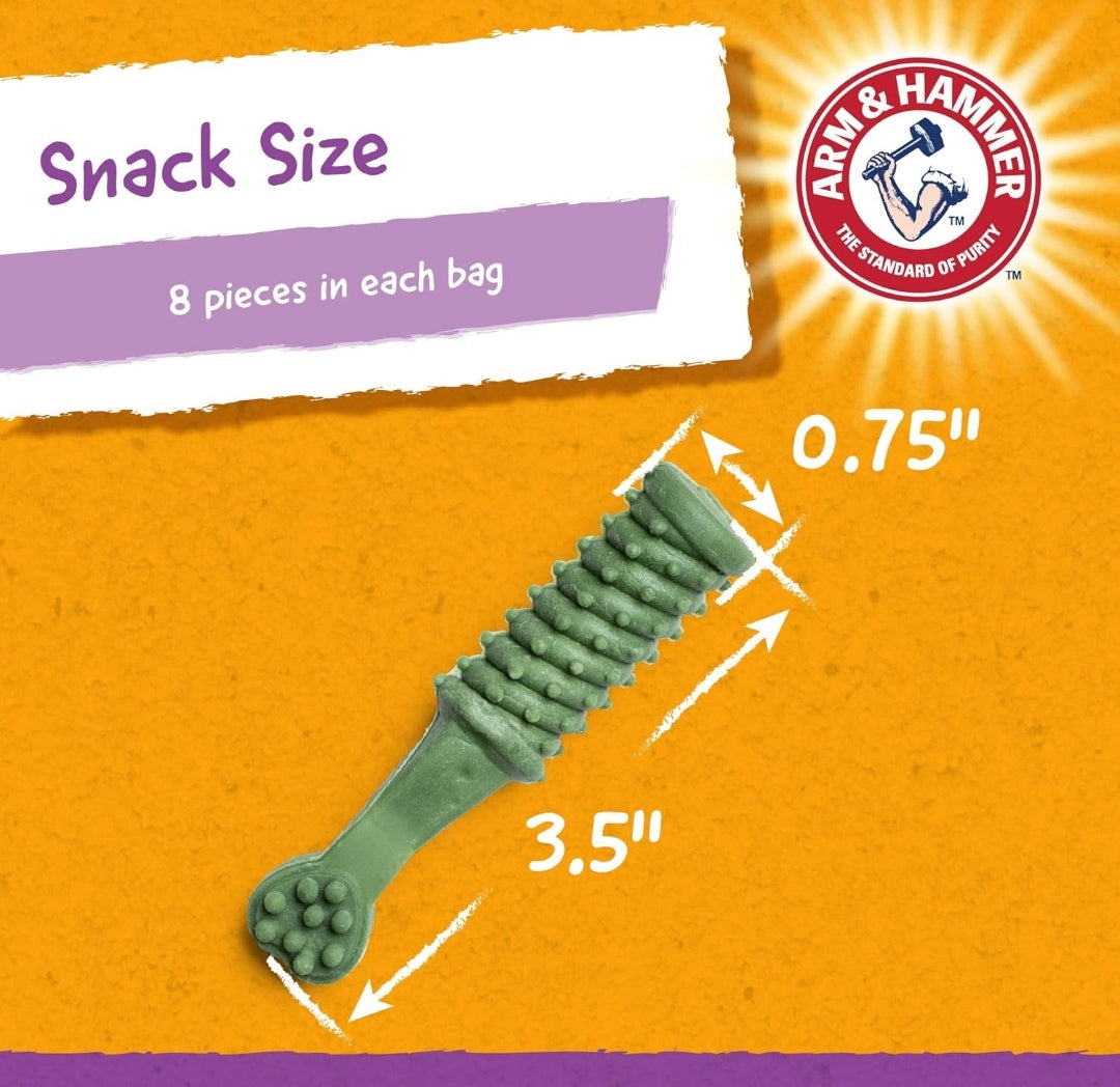 Arm & Hammer for Pets Nubbies Dental Treats for Dog w/ Calcium 62CT (Packaging may vary)