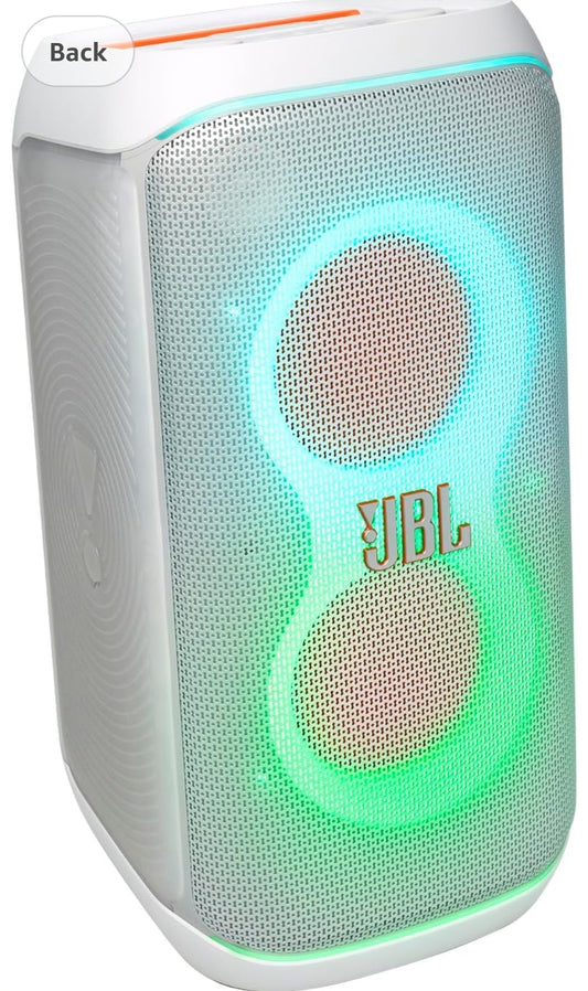 JBL PartyBox Club 120 - Portable Party Speaker with Foldable Handle - (White)