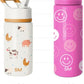 Simple Modern Kids Summit Water Bottle with Straw Lid | Transformers 14oz Stainless Steel Cup Insulated Tumbler for Toddlers, Boys, School | Transformer Block Nation