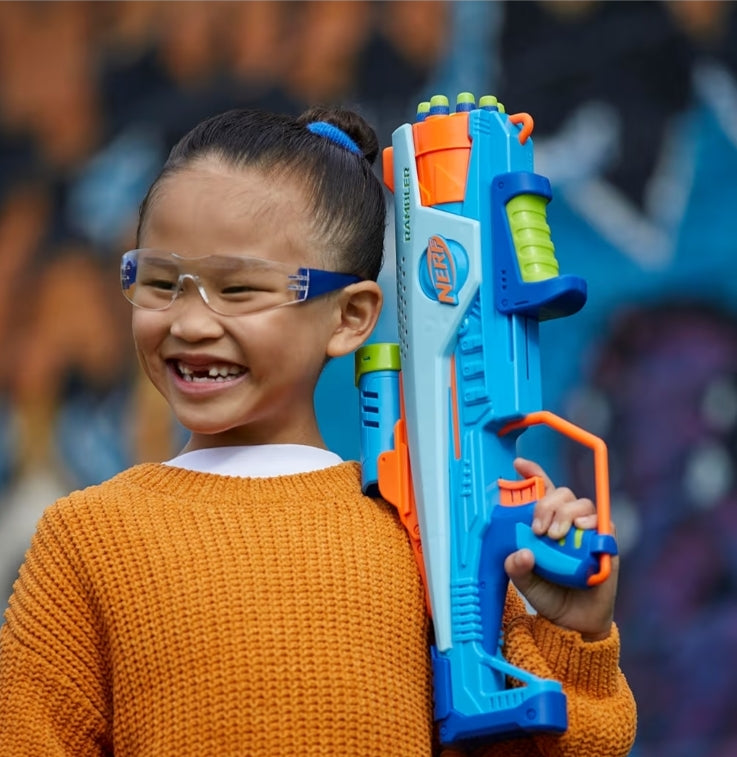Nerf Blasters Elite Junior Rookie Pack Toy Foam Blaster, 32 Elite Darts, 4 Targets - Kids Outdoor Games
