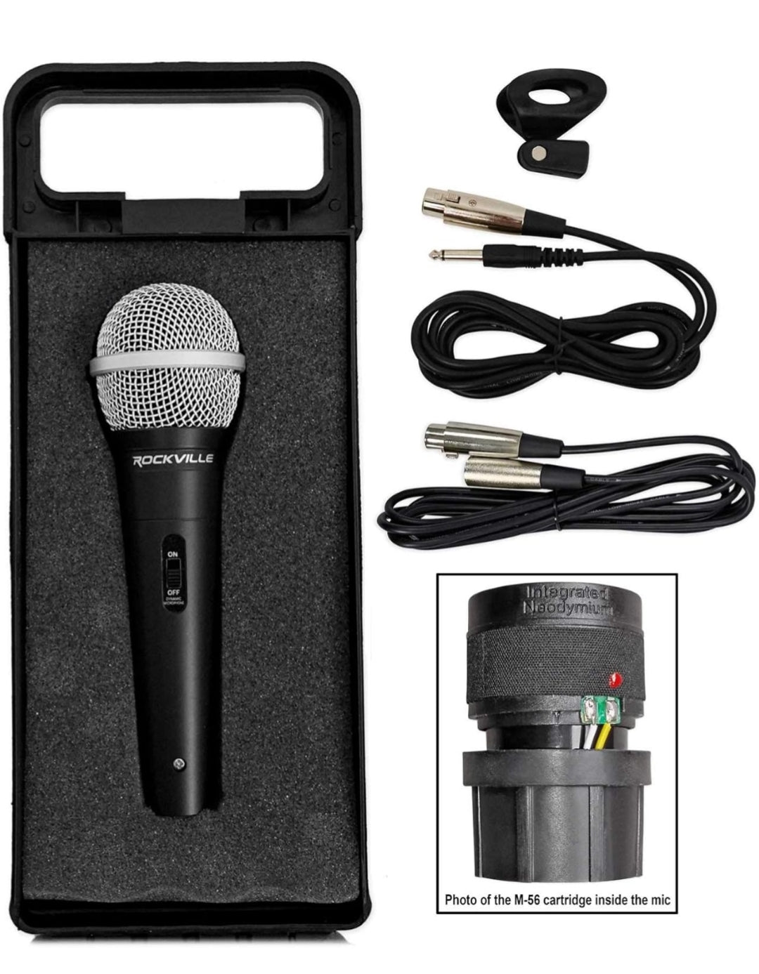 Rockville ROCKnGo 10" Portable Rechargeable Bluetooth PA Speaker+(2) Microphones