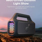Soundcore Boom 2 By Anker, Outdoor Speaker, 80W, Subwoofer, BassUp 2.0, 24H Playtime, IPX7 Waterproof, Floatable, RGB Lights, USB-C, Custom EQ, Bluetooth 5.3, Portable for Camping, Beach, and Backyard