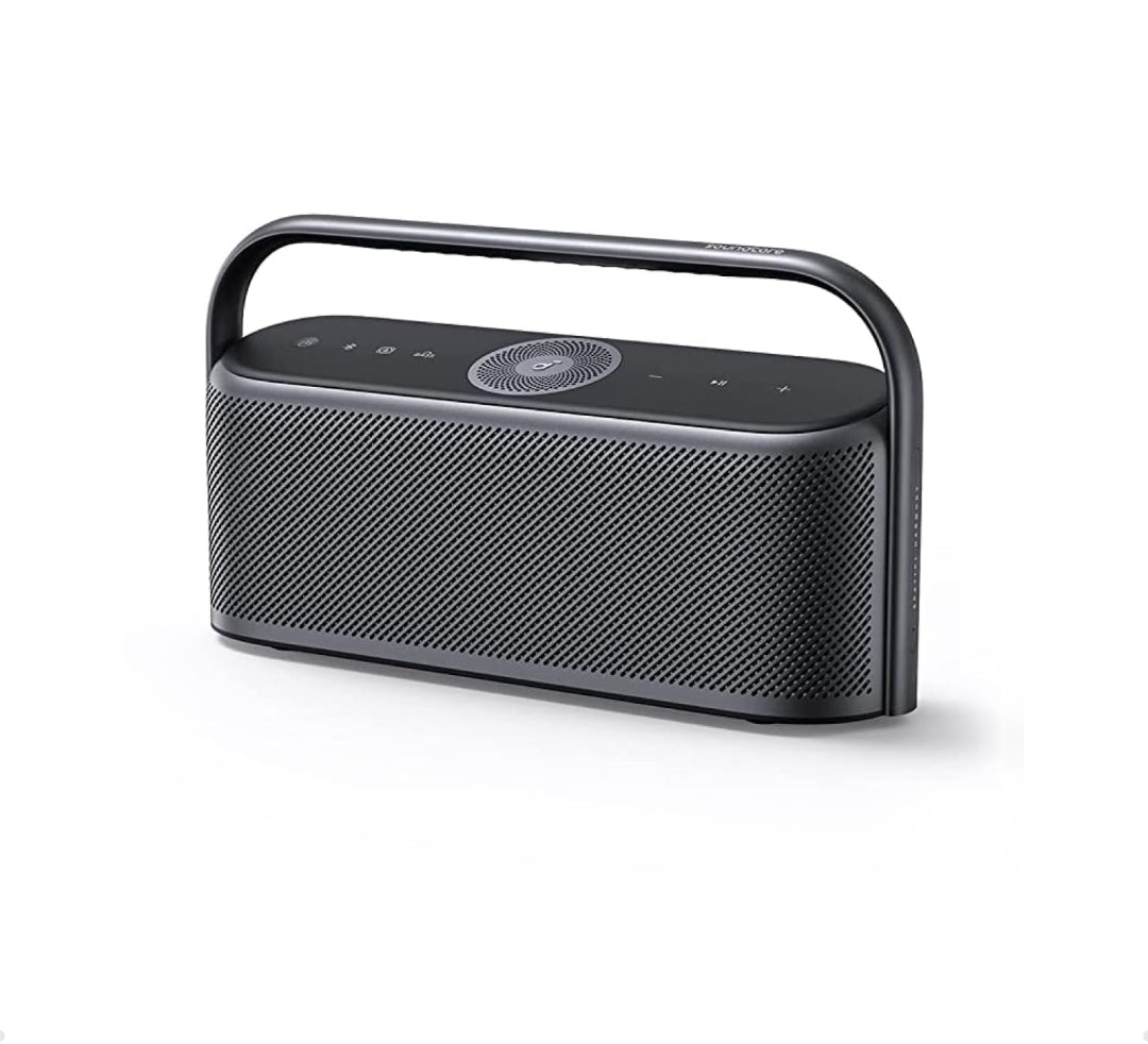 Soundcore Motion X600 Portable Bluetooth Speaker, Hi-Res Spatial Audio with Wireless 50W Sound, IPX7 Waterproof, Pro EQ, AUX-in, Portable Speaker for Home, Office, Backyard and Bathroom Use