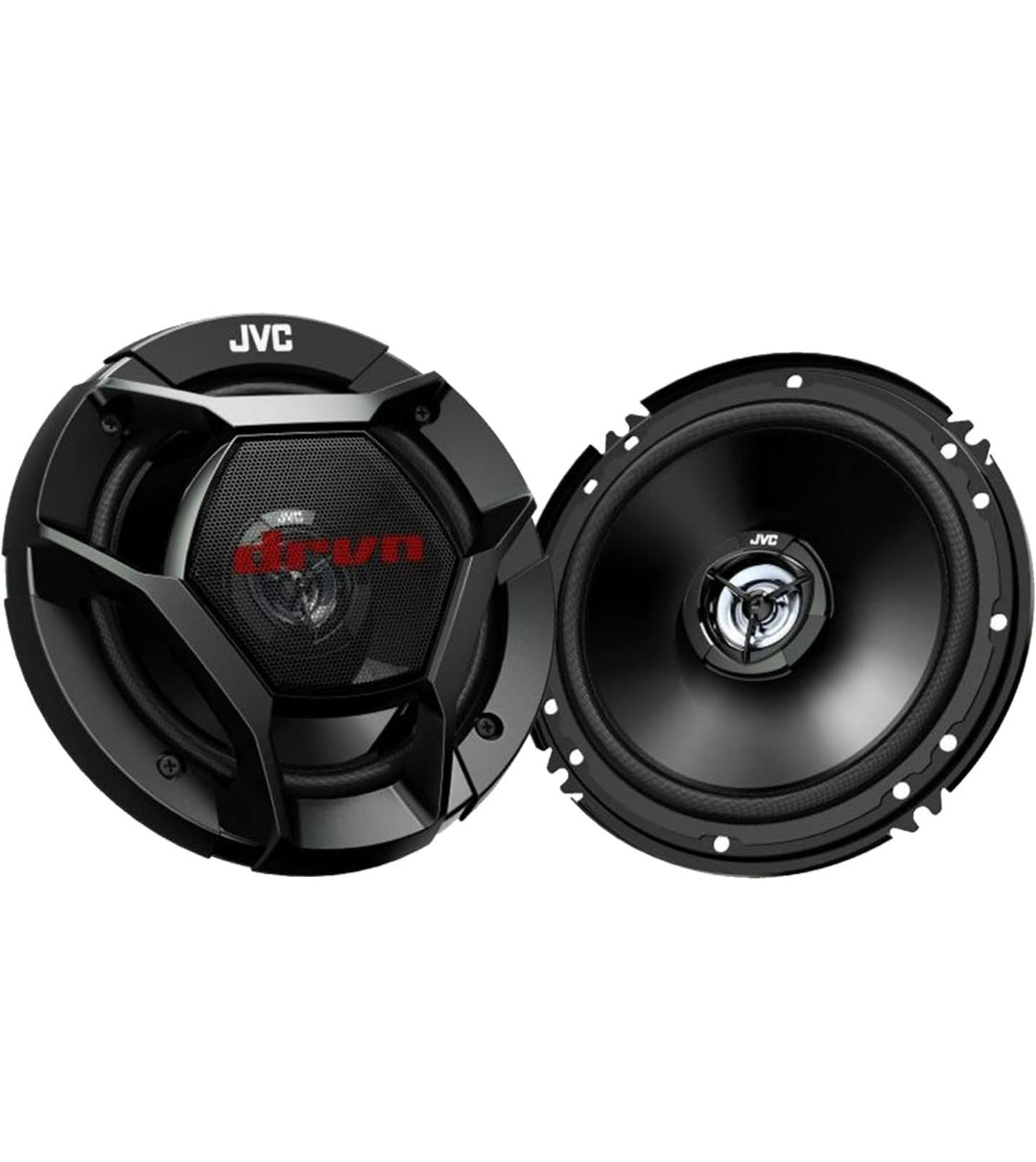 JVC DR Reeks 6.5" 300W Maksimum Krag Karoudio 2-rigting Koaksiale Bondel met 50 Vt 16 Gauge Oudioluidsprekerbedrading - 2 PARE