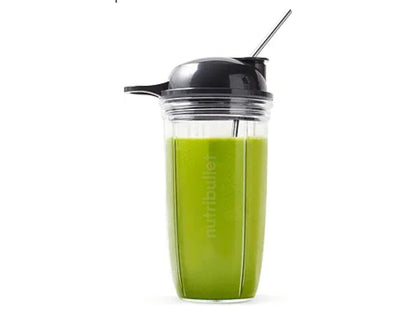 Nutribullet Metaal Strooitjies met Nylon Skoonmaakborsel – 4PK