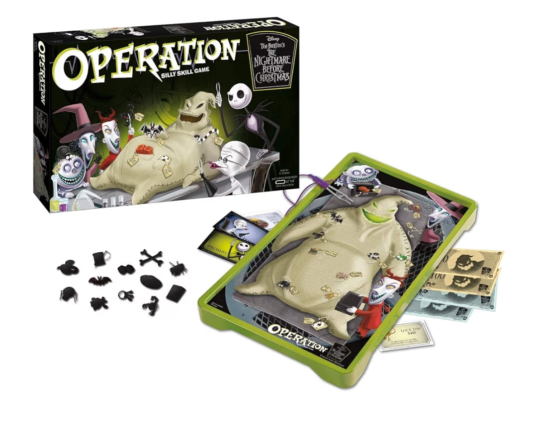 Operation: Disney The Nightmare Before Christmas Board Game - Collectible Operation Game
