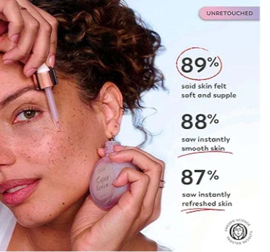 Olay Super Serum - Niasienamied, Vitamien C & E, Kollageenpeptied, AHA - 5-in-1 Velversorging Verhelderend Anti-Veroudering (29 ml)
