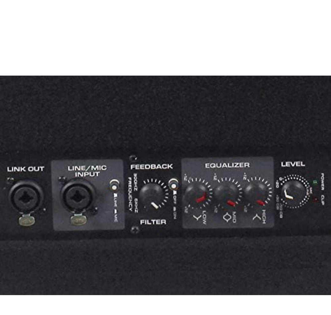 Rockville RSM15A 15" 1400 Watt 2-Way Powered Active Stage Floor Monitor Speaker