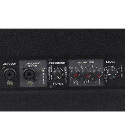 Rockville RSM15A 15" 1400 Watt 2-Way Powered Active Stage Floor Monitor Speaker