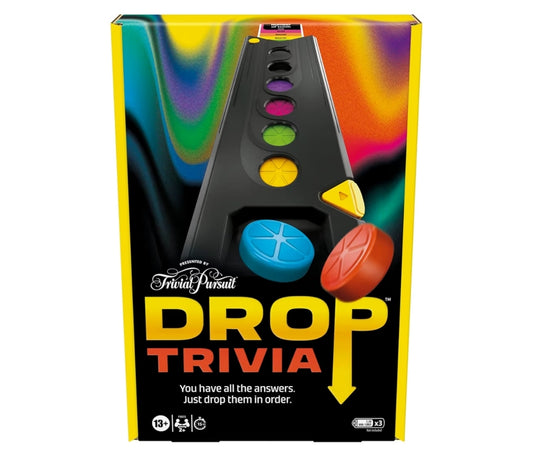 Hasbro Gaming Drop Trivia Game - Electronic Party Game with Voice and Sounds - 2 or More Players