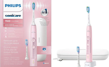 Philips Sonicare ExpertClean 7500 Pienk, Herlaaibare Elektriese Kragtandeborsel (HX9690/07)