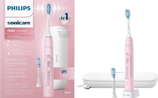 Philips Sonicare ExpertClean 7500 Pienk, Herlaaibare Elektriese Kragtandeborsel (HX9690/07)