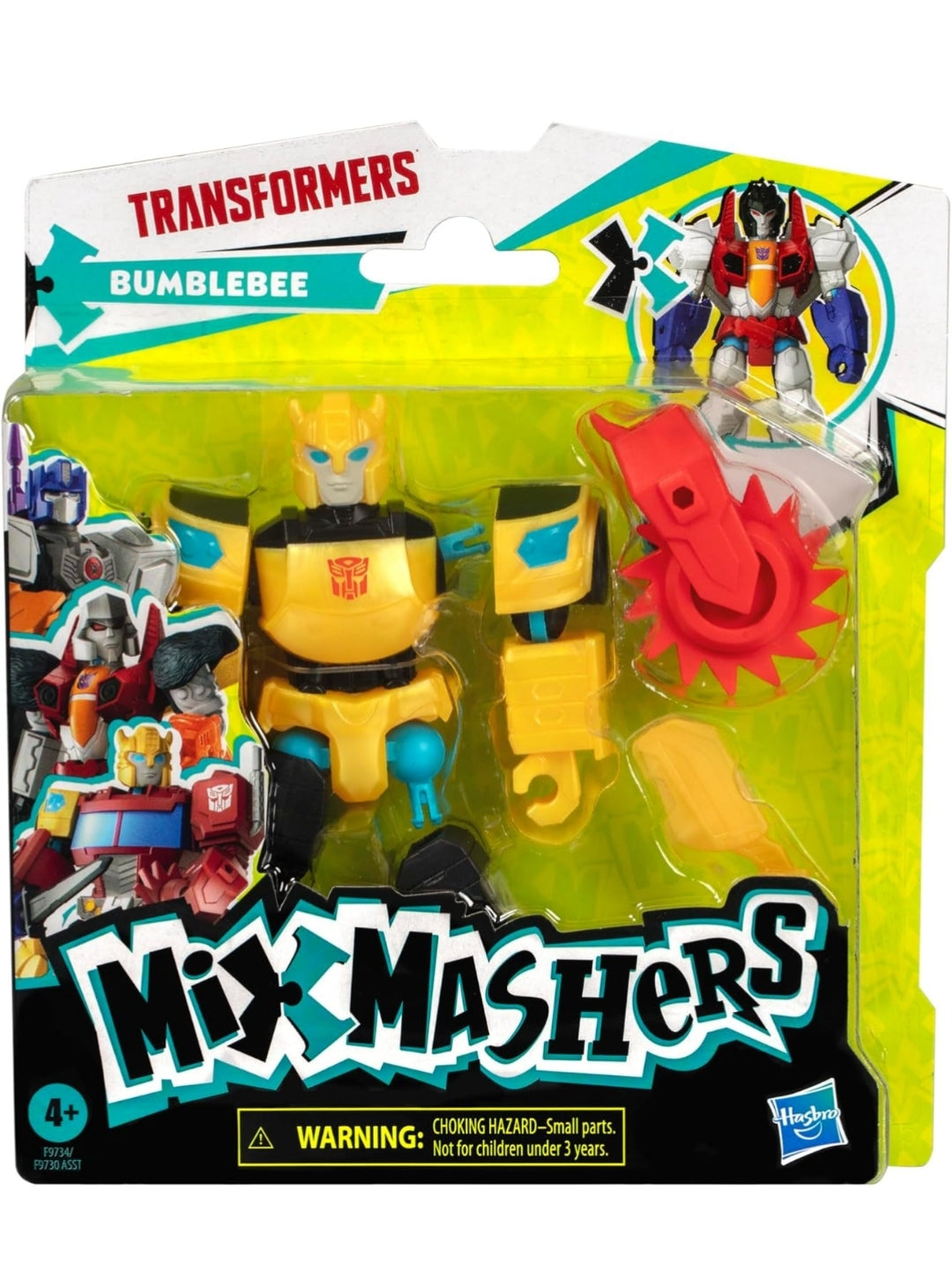 Transformers MixMashers Bumblebee Custom Mix-and-Match Action Figure & Accessories, 5-Inch-Scale (12 cm) Robot Toys for Kids Ages 4+