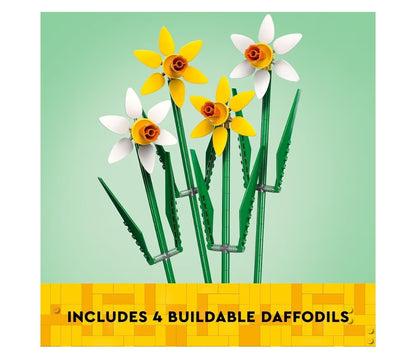 LEGO Narsingblomme Bouspeelding – Kunsnarsingblom vir Dekor en Uitstalling