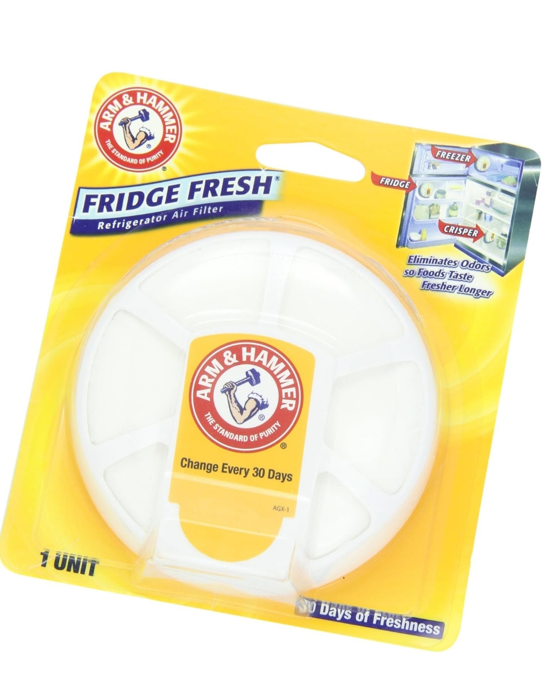 Arm & Hammer Fridge Fresh Refrigerator Air Filter (Pack of 4)