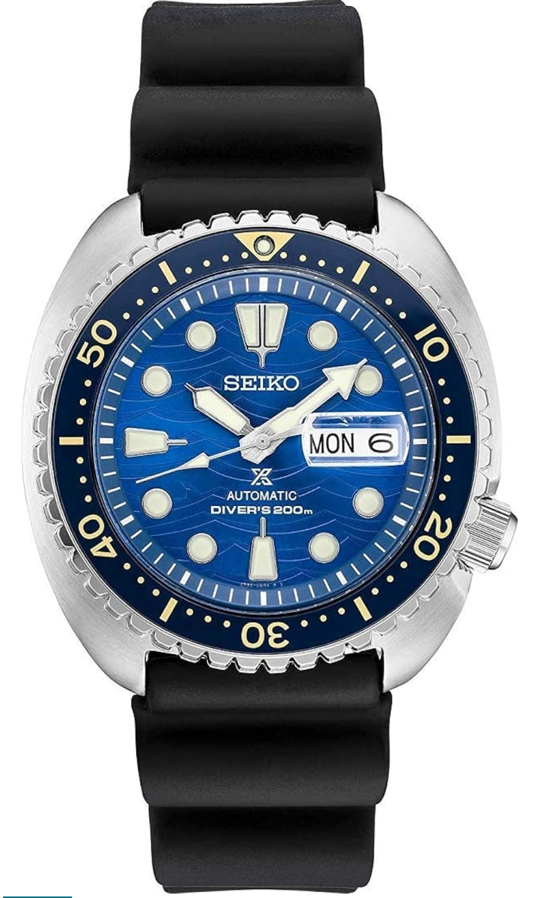 SEIKO Outomatiese Horlosie vir Mans - Prospex Outomatiese Duiker - Roterende Ring, 200m Waterbestand