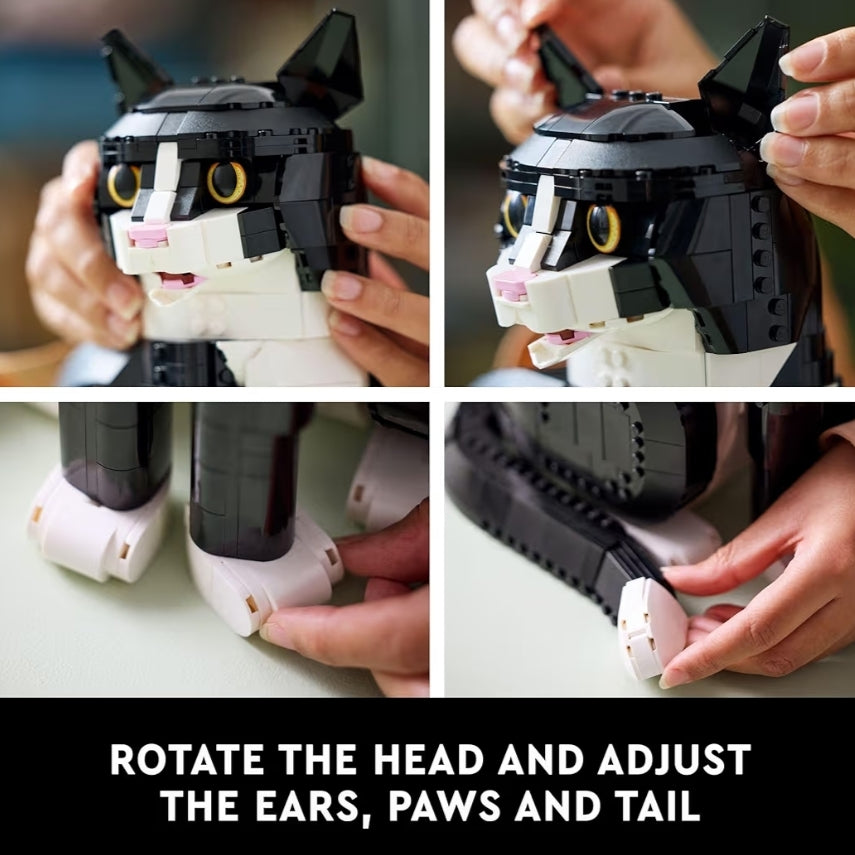 LEGO Ideas Tuxedo Kat - Boustelle - Selfdoen Handwerkstel - 21349