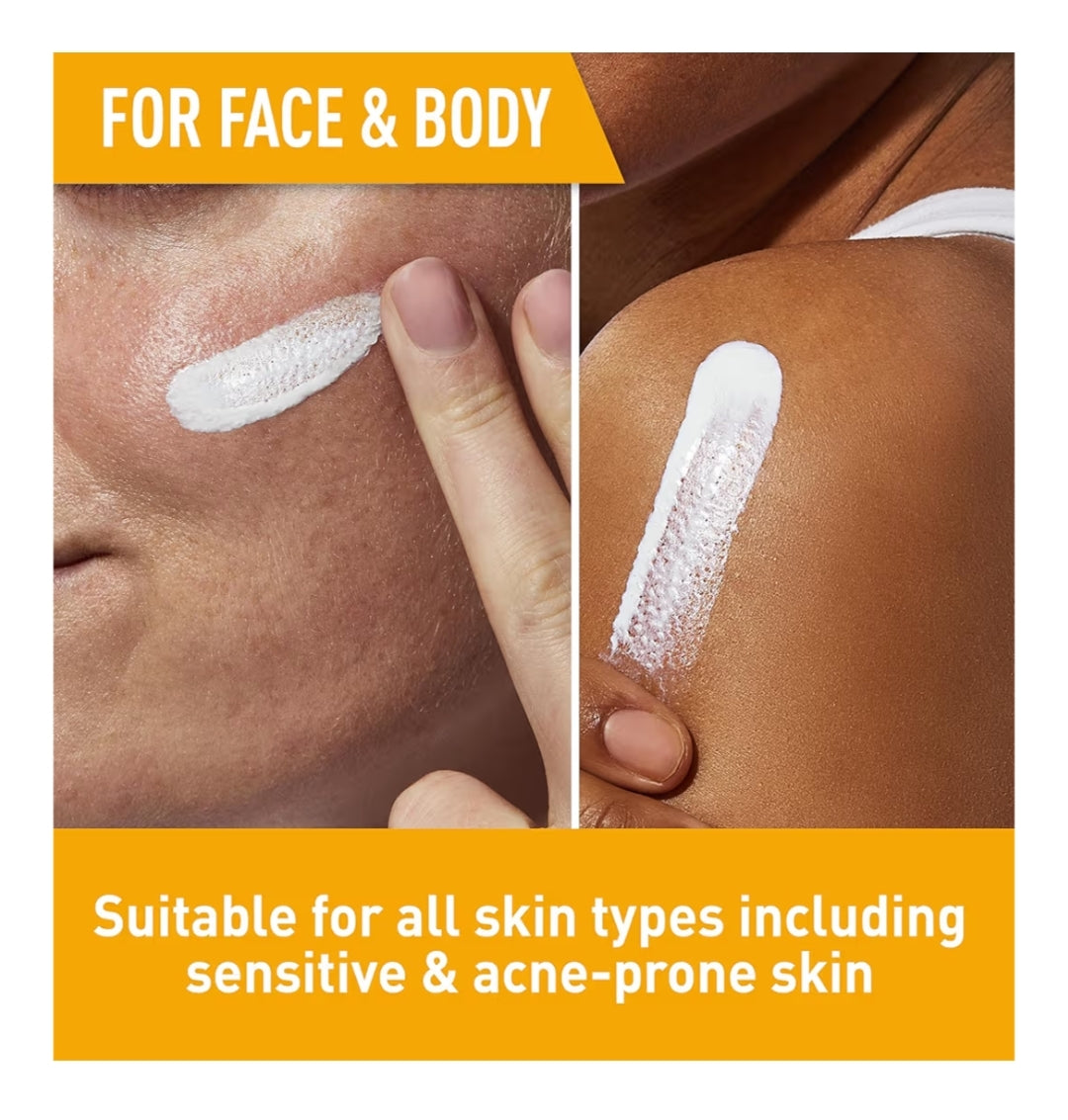 CeraVe Hydrating Sheer Sunscreen SPF 30 Minerale met Sinkoksied, Hialuroonsuur en Ceramides, Parabeenvry + Reukvry (148ml)