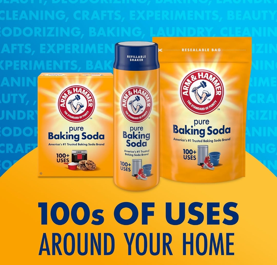 Arm & Hammer Pure Baking Soda Shaker - 12 Oz - (Pack of 6)